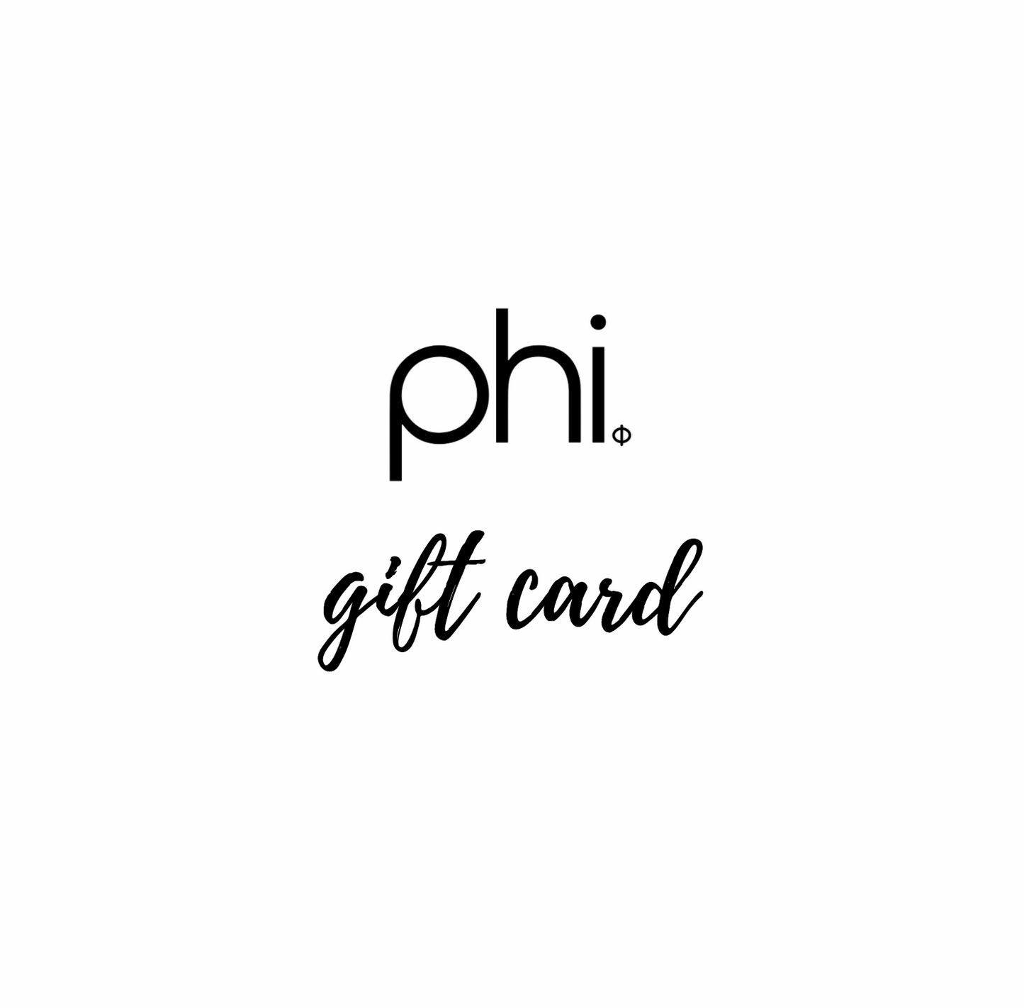 Phi Skincare Gift Card